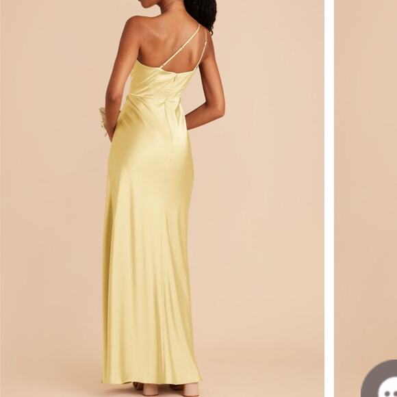 lemon sorbet bridesmaid dresses A-line Halter Long Copper Bridesmaid Dress  FancyVestido